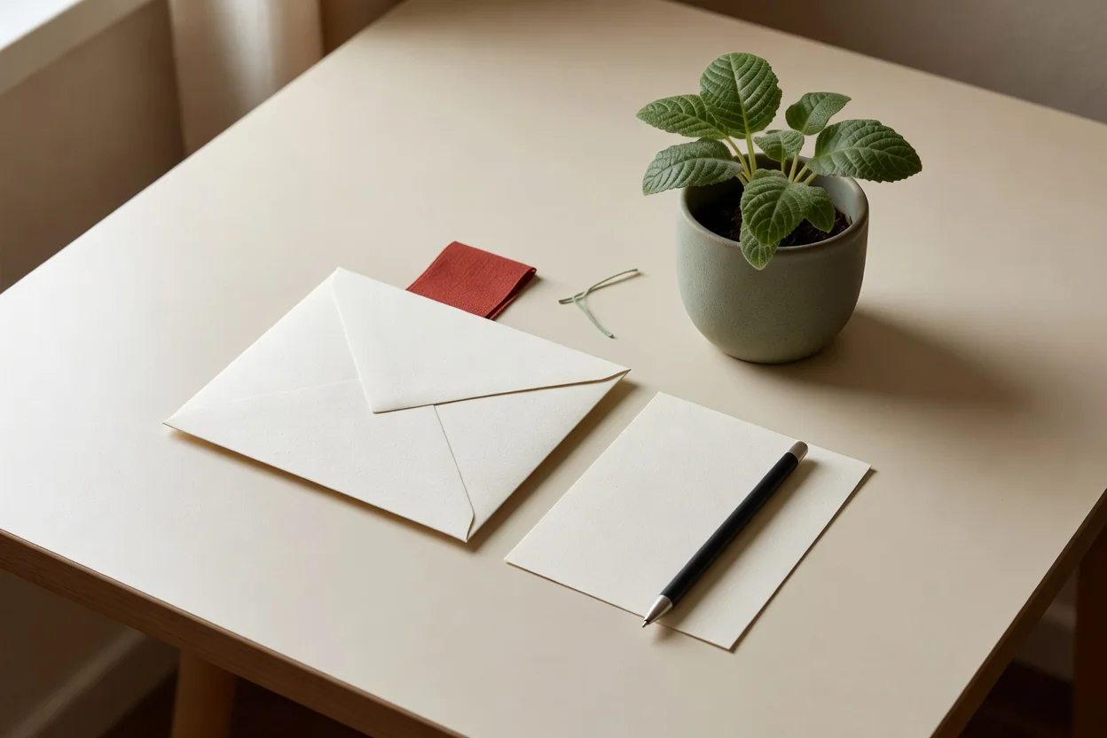 A calm, modern clinic consultation room with a healthcare professional gently explaining an HIV test process to a patient