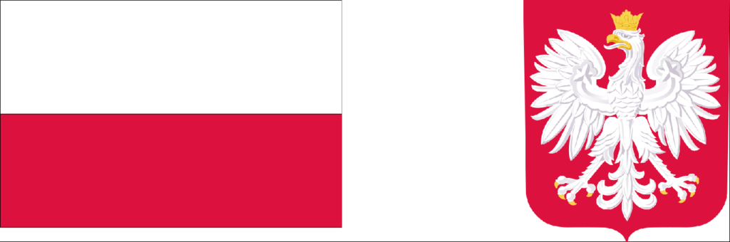 Flaga polski oraz godło